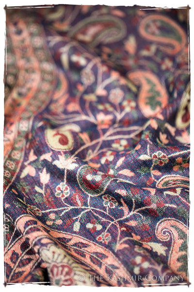 Maura Paisley Reversible Kashmir Wool Scarf