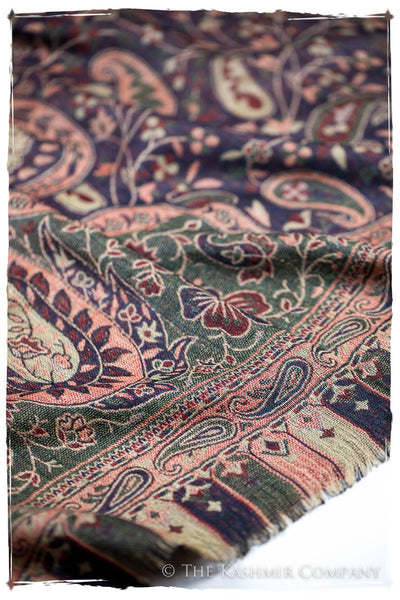 Maura Paisley Reversible Kashmir Wool Scarf