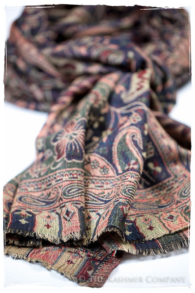 Maura Paisley Reversible Kashmir Wool Scarf