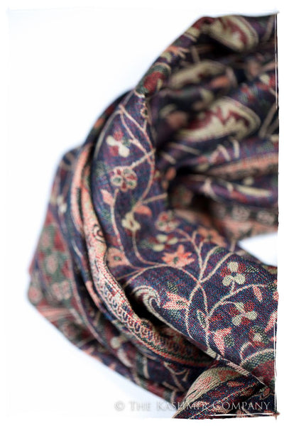 Maura Paisley Reversible Kashmir Wool Scarf