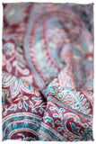 Milena Paisley Reversible Kashmir Wool Scarf