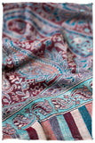 Milena Paisley Reversible Kashmir Wool Scarf