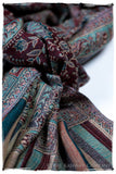Milena Paisley Reversible Kashmir Wool Scarf