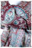 Milena Paisley Reversible Kashmir Wool Scarf