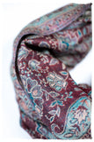 Milena Paisley Reversible Kashmir Wool Scarf