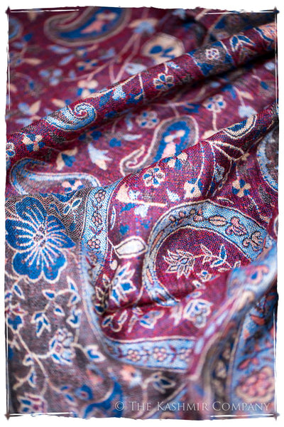 Morena Paisley Reversible Kashmir Wool Scarf