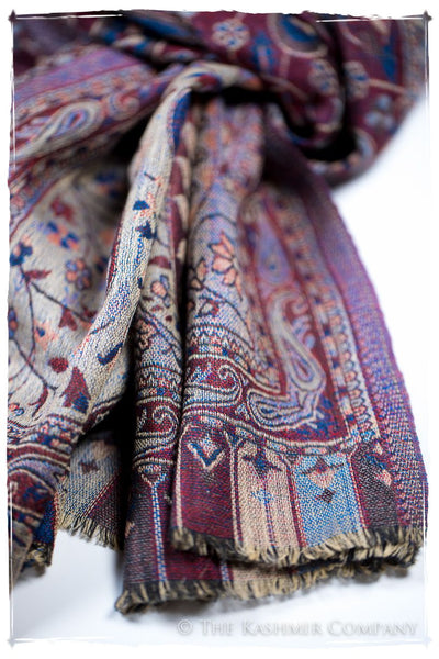 Morena Paisley Reversible Kashmir Wool Scarf