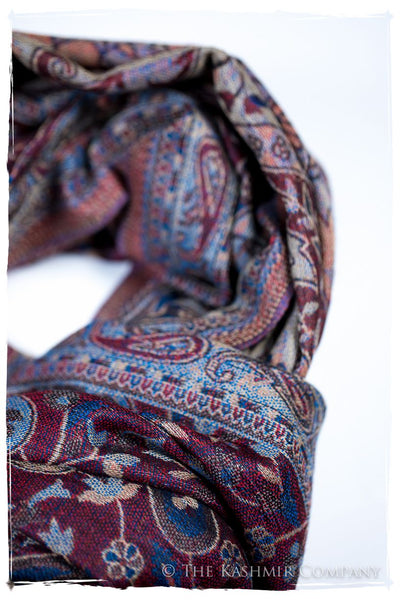 Morena Paisley Reversible Kashmir Wool Scarf