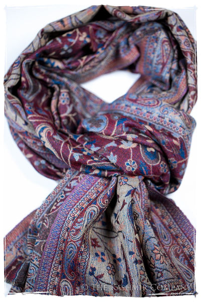 Morena Paisley Reversible Kashmir Wool Scarf