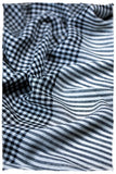 Carreaux Noir et Blanc Kashmir Wool Scarf