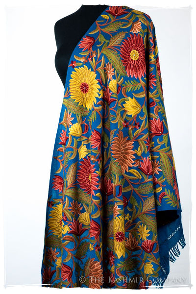 Fleur du Soleil Marie-Élise Bleu Renoirs Dream Shawl