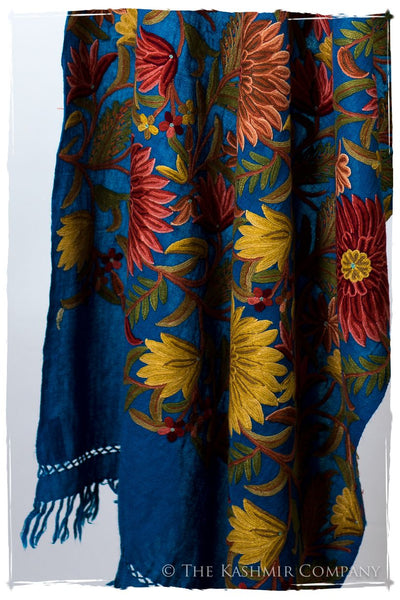 Fleur du Soleil Marie-Élise Bleu Renoirs Dream Shawl