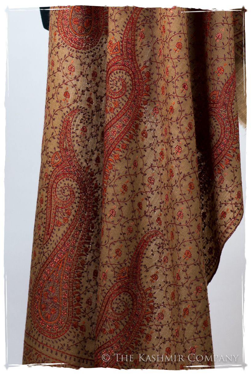 Bijou Auroré de'Laine Sozni Paisley Orient Shawl