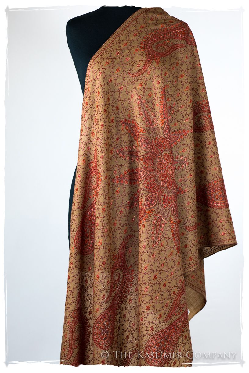 Bijou Auroré de'Laine Sozni Paisley Orient Shawl