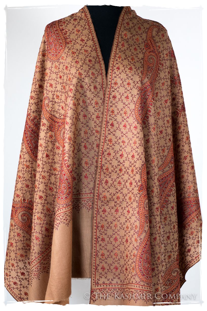 Bijou Auroretté de'Laine Sozni Paisley Orient Shawl