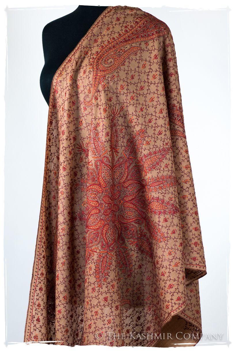 Bijou Auroretté de'Laine Sozni Paisley Orient Shawl