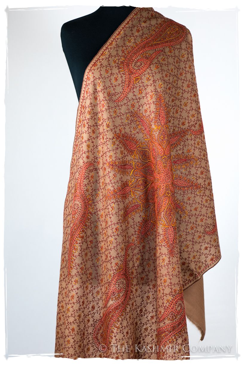 Bijou Adellé de'Laine Sozni Paisley Orient Shawl