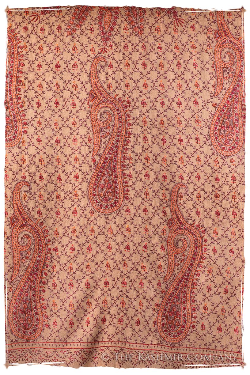 Bijou Adellé de'Laine Sozni Paisley Orient Shawl