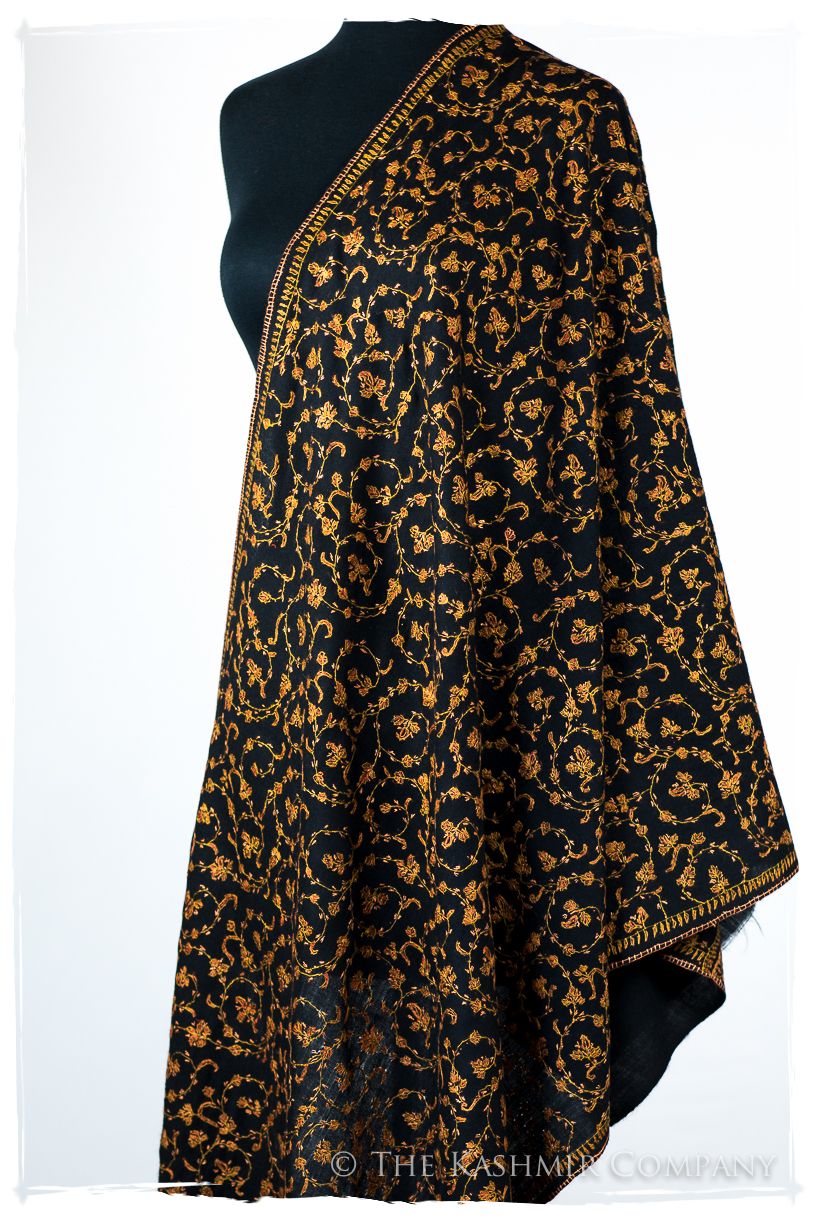 Camillé de'Laine Sozni Paisley Orient Shawl