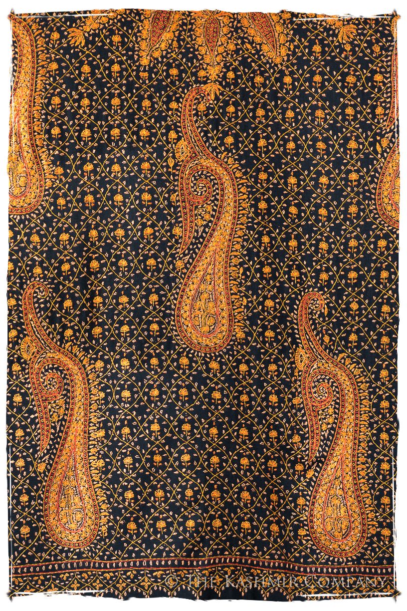 Bijou Adalaidé de'Laine Sozni Paisley Orient Shawl