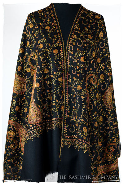 Cerisé Benoité de'Laine Sozni Paisley Orient Shawl