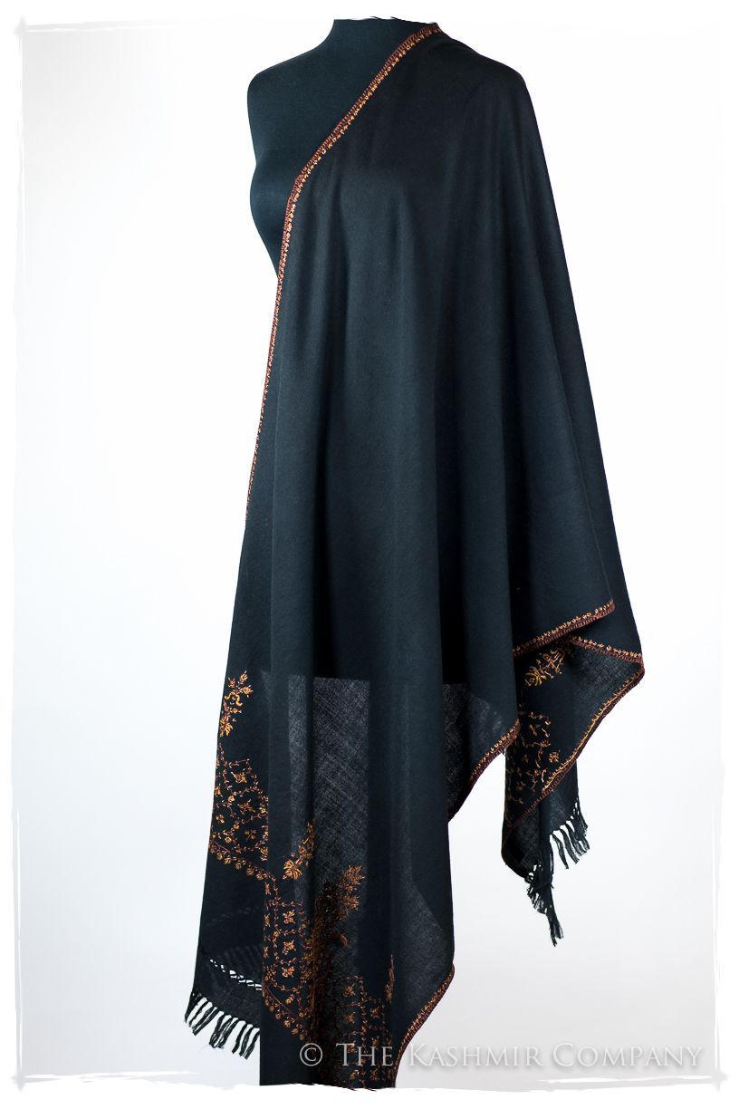 Capuciné Auroré de'Laine Sozni Frontières Orient Shawl