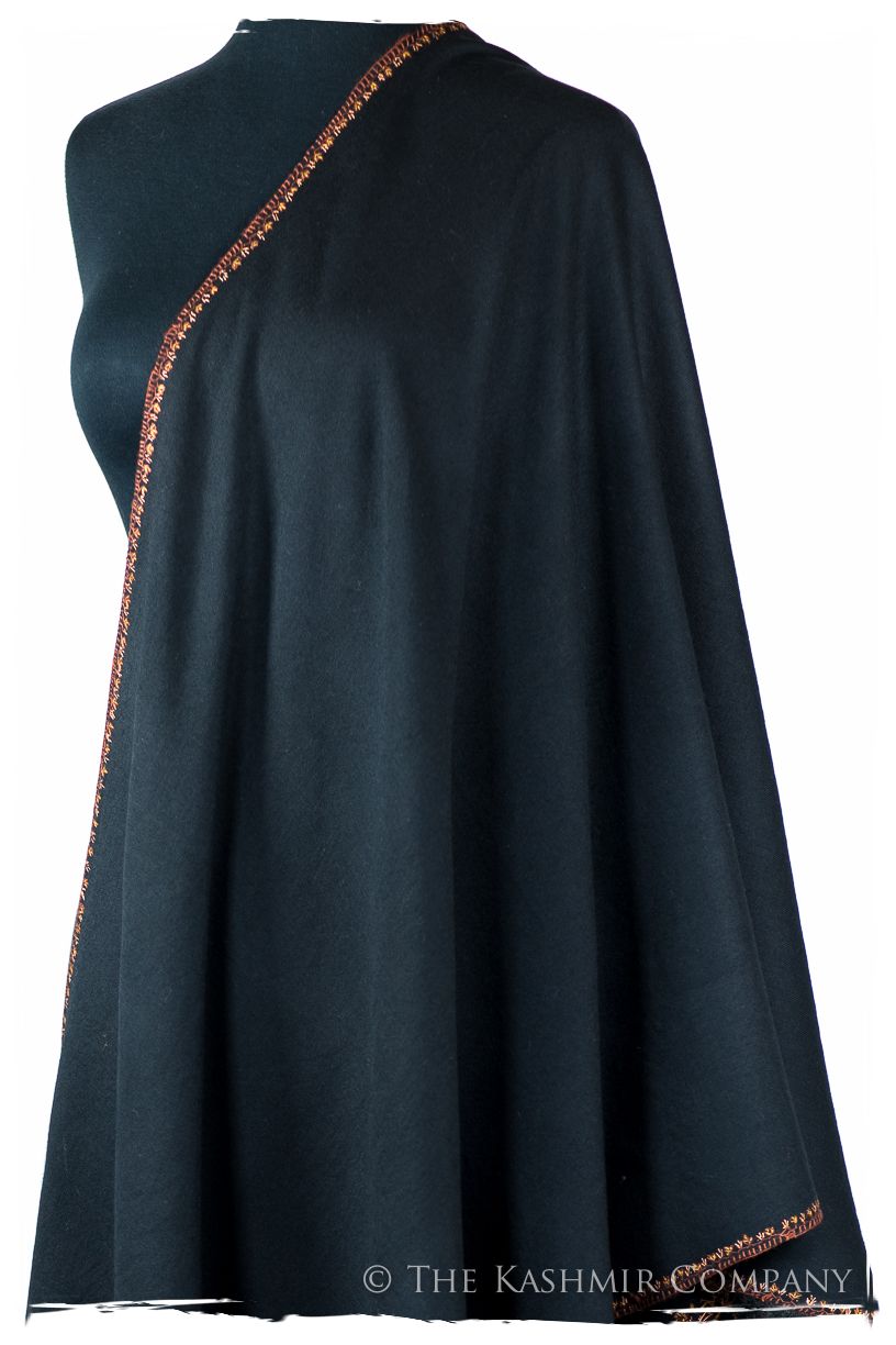 Capuciné Auroré de'Laine Sozni Frontières Orient Shawl