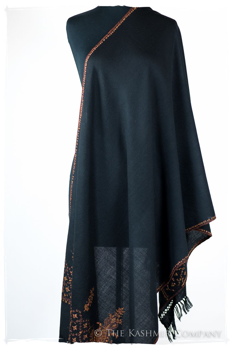 Capuciné Auroré de'Laine Sozni Frontières Orient Shawl