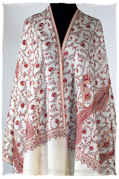 Auroretté Basilié de'Laine Sozni Paisley Orient Shawl