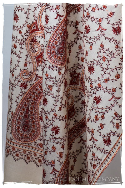 Auroretté Basilié de'Laine Sozni Paisley Orient Shawl