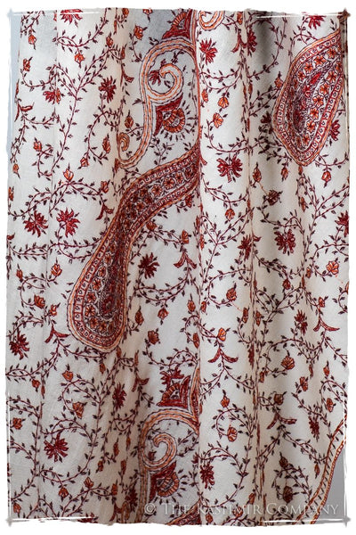 Auroretté Basilié de'Laine Sozni Paisley Orient Shawl