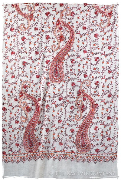 Auroretté Basilié de'Laine Sozni Paisley Orient Shawl