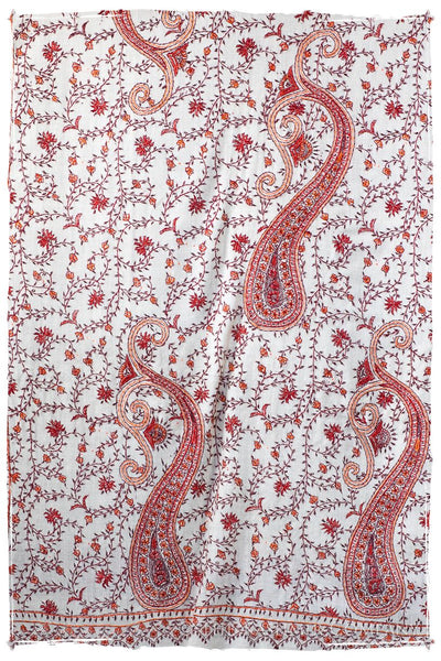 Auroretté Basilié de'Laine Sozni Paisley Orient Shawl