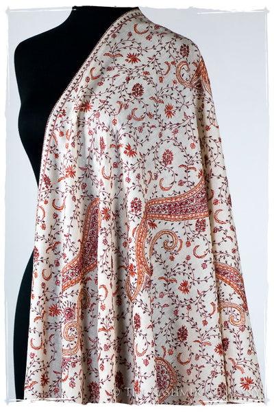 Auroretté Bellé de'Laine Sozni Paisley Orient Shawl