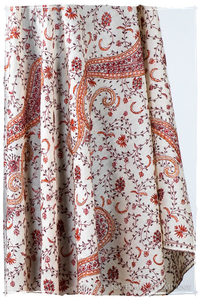 Auroretté Bellé de'Laine Sozni Paisley Orient Shawl