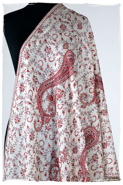 Auroretté Blaisé de'Laine Sozni Paisley Orient Shawl