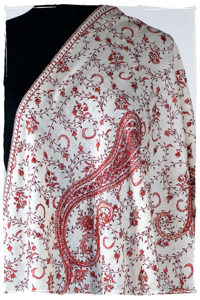 Auroretté Blaisé de'Laine Sozni Paisley Orient Shawl