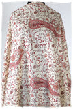 Auroretté Blanché de'Laine Sozni Paisley Orient Shawl