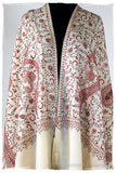 Auroretté Blanché de'Laine Sozni Paisley Orient Shawl