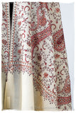 Auroretté Blanché de'Laine Sozni Paisley Orient Shawl