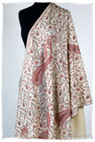 Auroretté Blanché de'Laine Sozni Paisley Orient Shawl