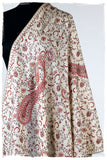 Auroretté Blanché de'Laine Sozni Paisley Orient Shawl