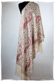 Auroretté Blanché de'Laine Sozni Paisley Orient Shawl