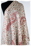 Auroretté Blanché de'Laine Sozni Paisley Orient Shawl