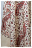 Auroretté Blanché de'Laine Sozni Paisley Orient Shawl