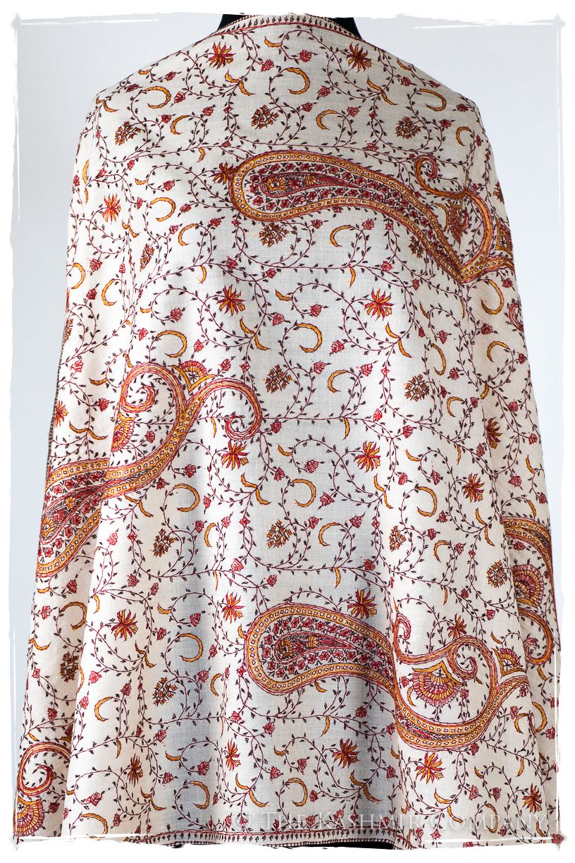 Auroretté Blissé de'Laine Sozni Paisley Orient Shawl