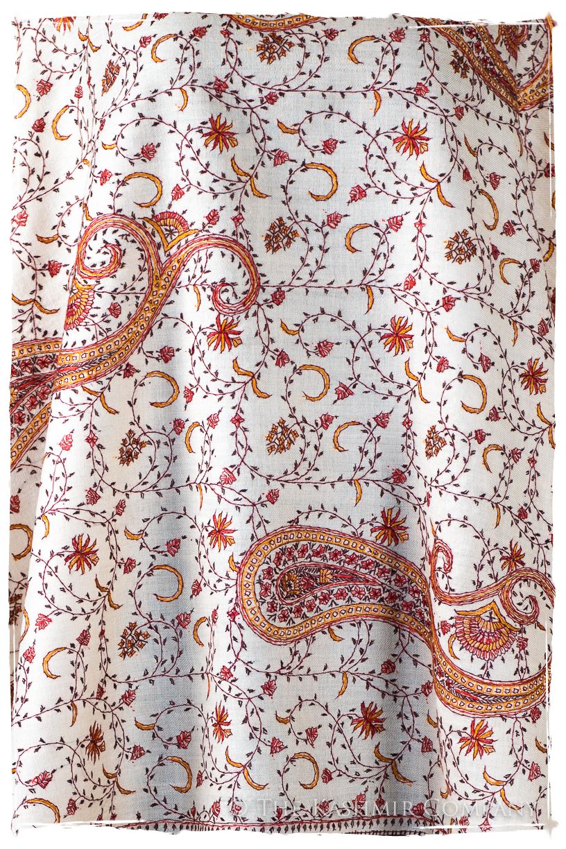 Auroretté Blissé de'Laine Sozni Paisley Orient Shawl