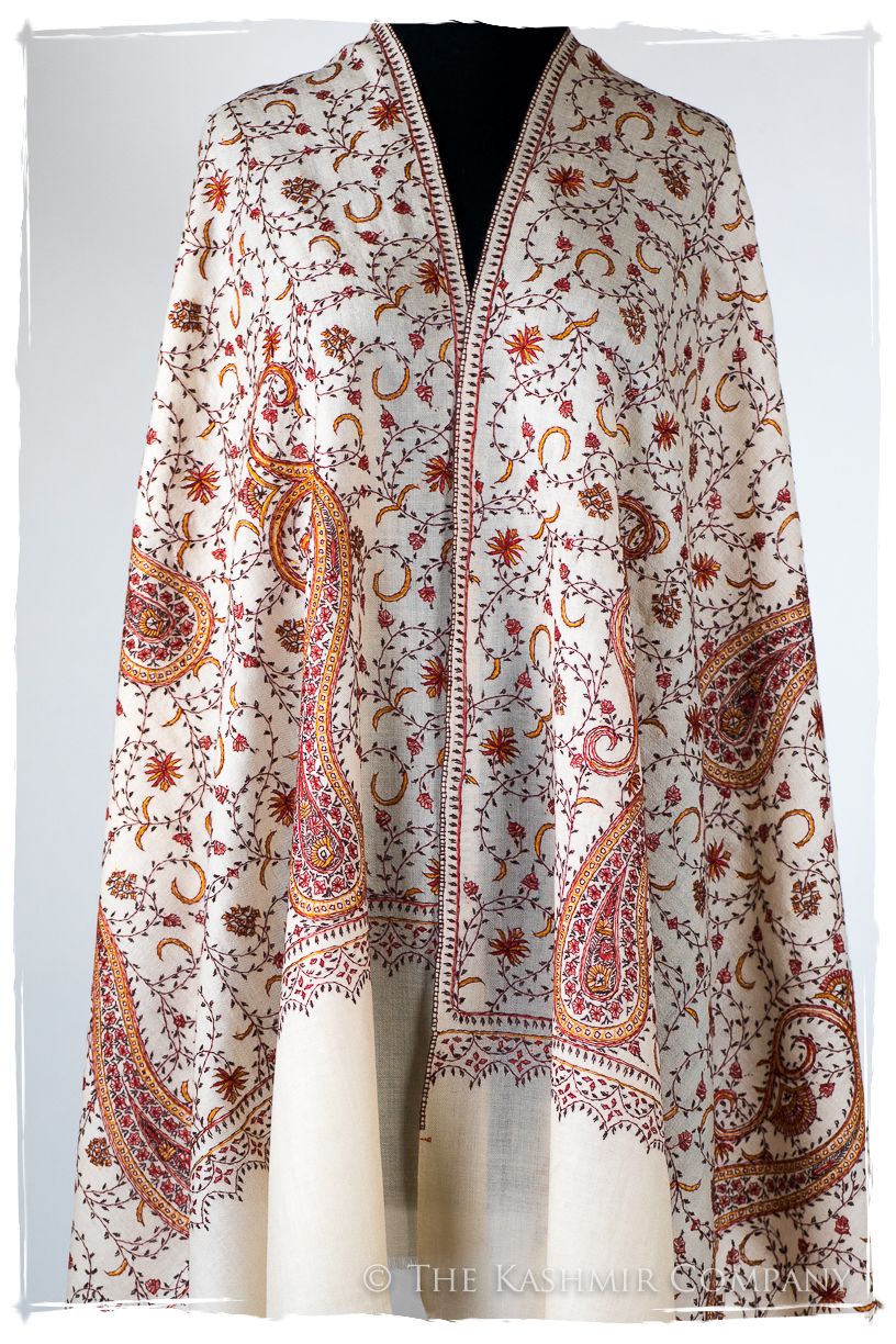 Auroretté Blissé de'Laine Sozni Paisley Orient Shawl