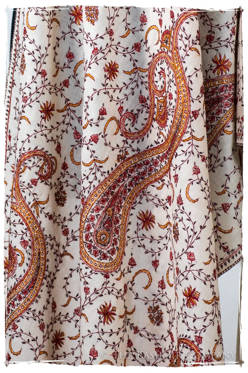 Auroretté Blissé de'Laine Sozni Paisley Orient Shawl
