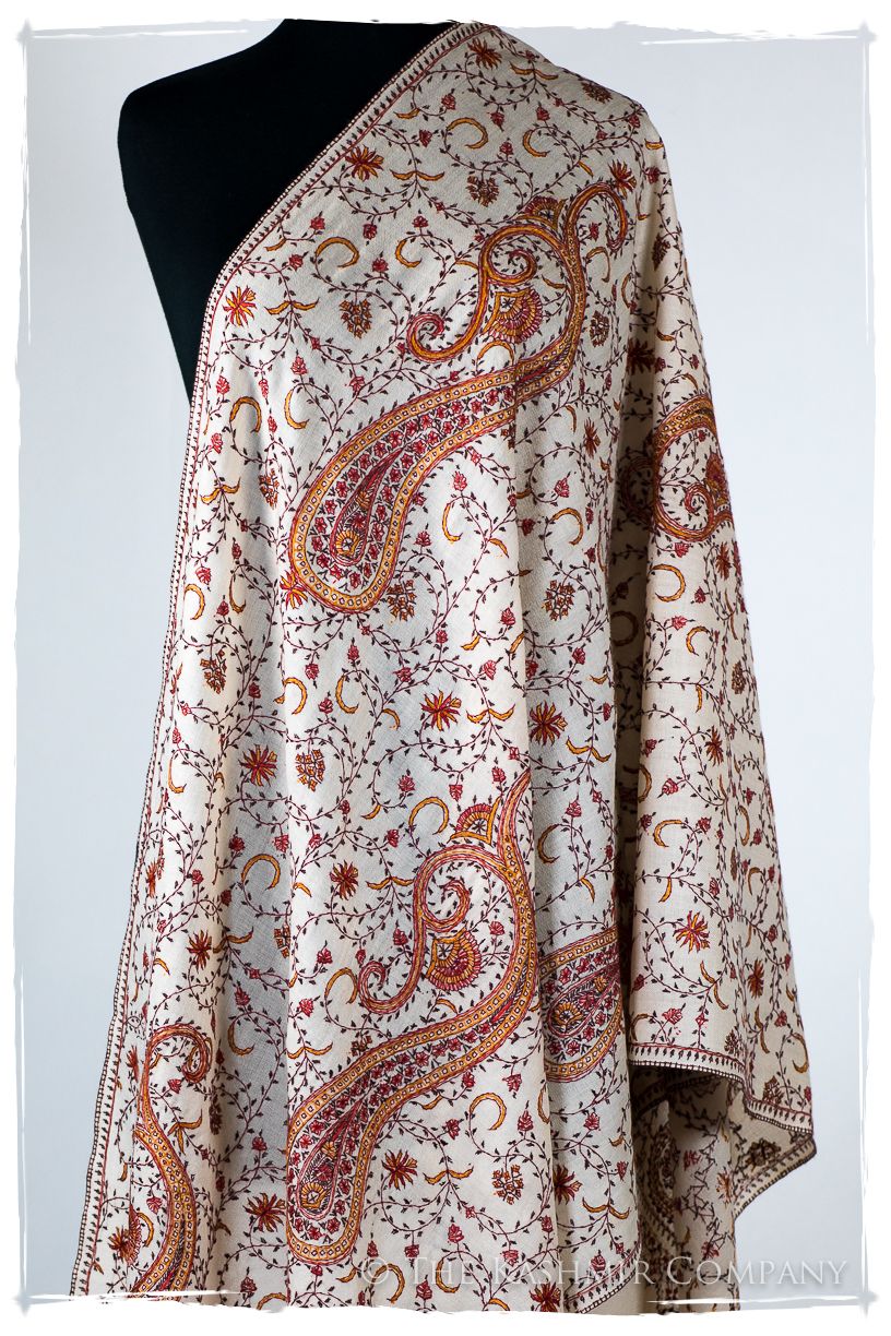 Auroretté Blissé de'Laine Sozni Paisley Orient Shawl